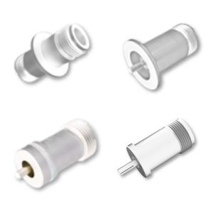 Coaxial N-type feedthrough